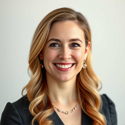 Eleanor Ainsworth, Founder and CEO of Wonderland Toys, smiling warmly.